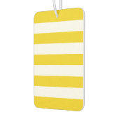 黄ストライプ色、白ストライプ色、パストライプのターン カーエアーフレッシュナー (左)