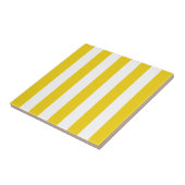 黄ストライプ色、白ストライプ色、パストライプのターン タイル (側面)