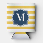 黄ストライプ色 缶クーラー (正面)