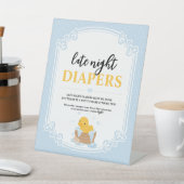 黄ダッキー（アヒルちゃん）深夜おむつ足売り徴候 台座サイン (インサイチュ)