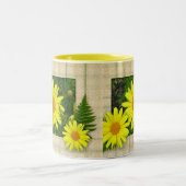 黄デイジーマグ ツートーンマグカップ (中央)