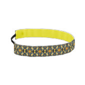 黄デイジー花抽象芸術 アスレチックヘッドバンド (左)