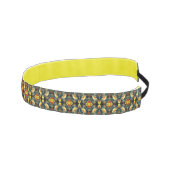 黄デイジー花抽象芸術 アスレチックヘッドバンド (右)