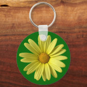 黄デイジー キーホルダー (正面)