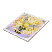 黄デイジー タイル (側面)