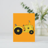 黄トラクター ポストカード (スタンド正面)