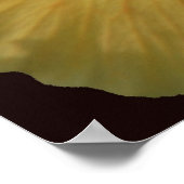 黄ハイビスカス114 ポスター (角)