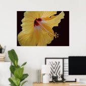 黄ハイビスカス114 ポスター (ホームオフィス)