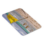 黄バルバドス国旗2010 マグネット (右側)