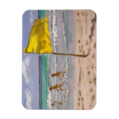 黄バルバドス国旗2010 マグネット (縦)