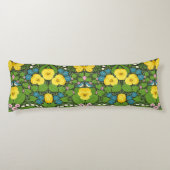 黄パンジー、鳥と蝶 ボディピロー (裏面)