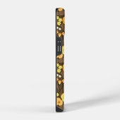 黄パンジー、鳥と蝶 iPhoneケース (右側面)