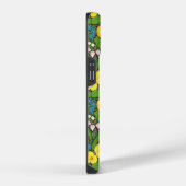 黄パンジー、鳥と蝶 iPhoneケース (右側面)