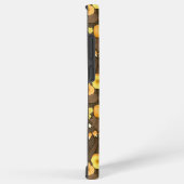 黄パンジー、鳥と蝶 SAMSUNG GALAXYケース (右側面)