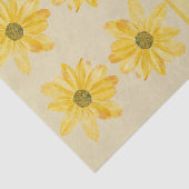 黄パーソナライズされた色フローラティッシュペーパーラッパー 薄葉紙 (詳細)