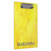 黄パーソナライズされた色 クリップボード (右)