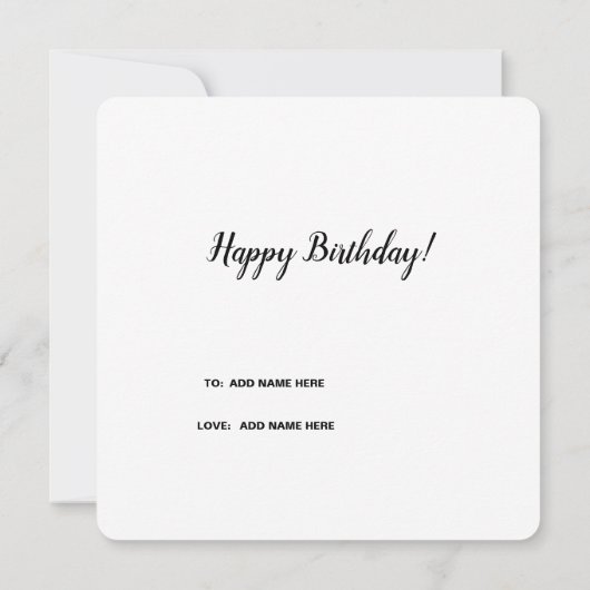 黄パーソナライズされた色(二)サッカー選手誕生日 カード (裏面)