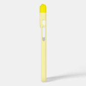 黄パーソナライズされた色iPhoneケースカスタム写真|文字 Case-Mate iPhoneケース (裏面 / 左)