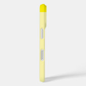 黄パーソナライズされた色iPhoneケースカスタム写真|文字 Case-Mate iPhoneケース (裏面 / 右)