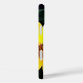 黄パーソナライズされた花アップルiPhoneケース Case-Mate iPhoneケース (裏面 / 右)