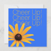 黄パーソナライズされた花青応援アップ元気 (正面)