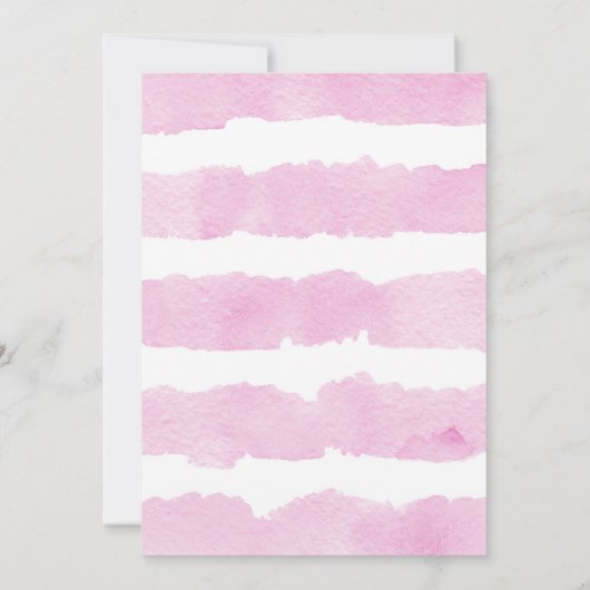 黄ピンクののまわりにヒマワリ1歳の誕生日 招待状 (裏面)