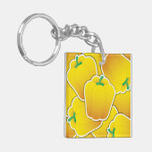 黄ファンキー唐辛子 キーホルダー (正面左)