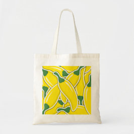 黄ファンキー唐辛子 トートバッグ