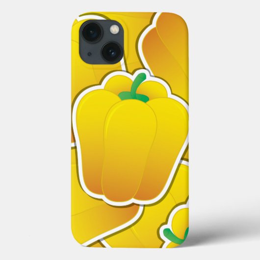 黄ファンキー唐辛子 Case-Mate iPhoneケース (裏面)