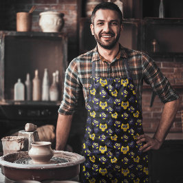 黄フクロウ エプロン