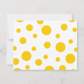 黄フクロウ サンキューカード (裏面)