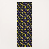 黄フクロウ ヨガマット (正面)