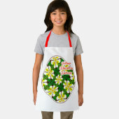 黄フランギパニ模様 エプロン (インサイチュ)