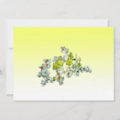 黄フローラ結婚ズ 招待状 (裏面)