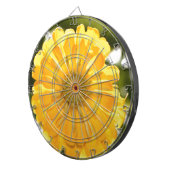 黄フローラ黄花黄デイジー ダーツボード (正面右)