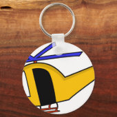 黄ヘリコプター キーホルダー (正面)