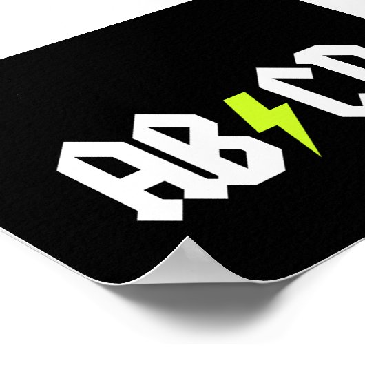 黄ボルト ポスター (角)