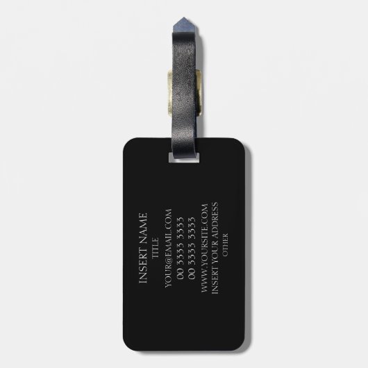 黄モダン工業 ラゲッジタグ (裏面縦)