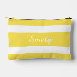 黄モダン色の名前 アクセサリーポーチ