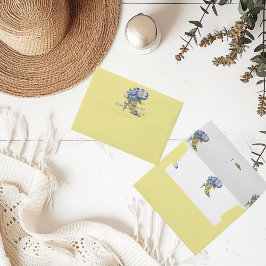 黄モダン色珍重フローラハイヒール 封筒