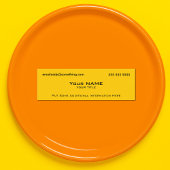 黄モダン色 スキニー名刺