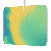 黄ユニーク抽象デザイン空気清浄機 カーエアーフレッシュナー (左)