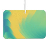 黄ユニーク抽象デザイン空気清浄機 カーエアーフレッシュナー (正面)