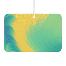 黄ユニーク抽象デザイン空気清浄機 カーエアーフレッシュナー