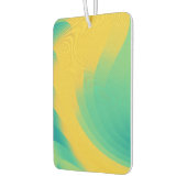 黄ユニーク抽象デザイン空気清浄機 カーエアーフレッシュナー (左)