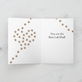 黄ラブラドールとパパ2 カード (内部)