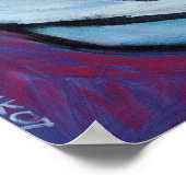 黄ラブラドール浴 ポスター (角)