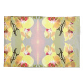 黄ラン模様 枕カバー (裏面-左)