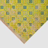 黄動揺してアールデコ 薄葉紙 (詳細)