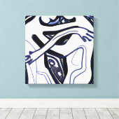 黄化する キャンバスプリント (インサイチュ (ウッドフロア))